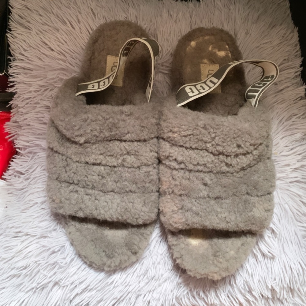 Authentic UGG slides size 9